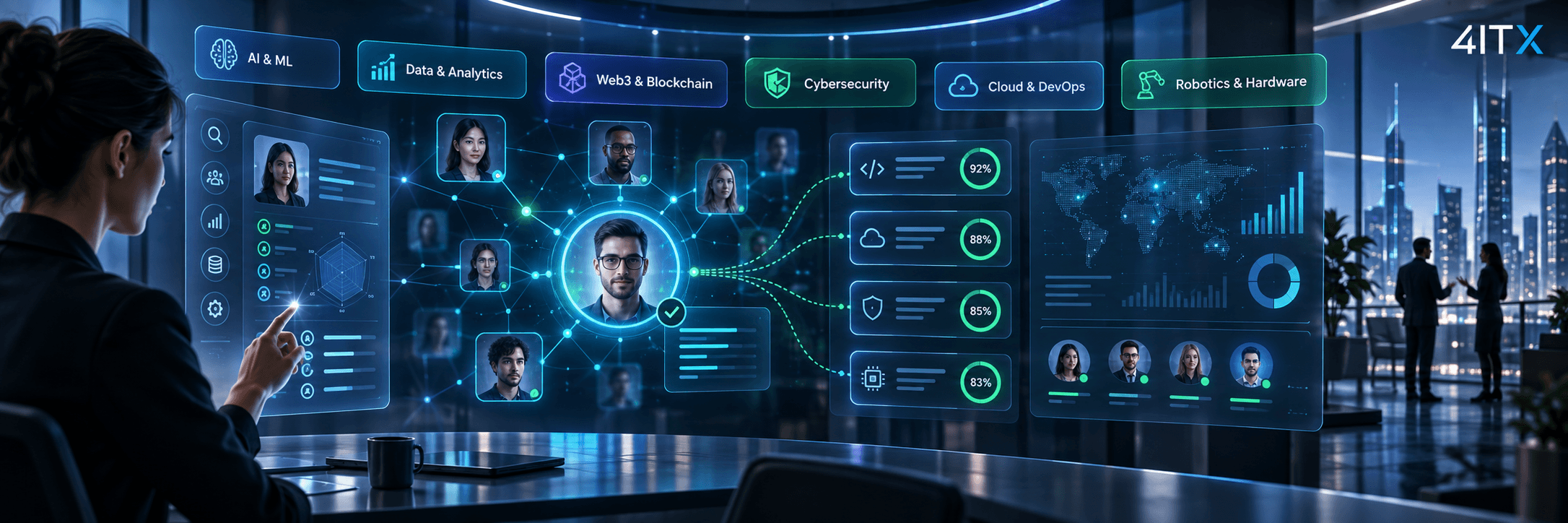 4ITX HRTech data platform and explainable AI matching